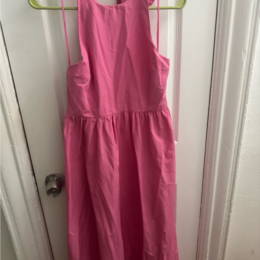 Zara Pink Backless Dress